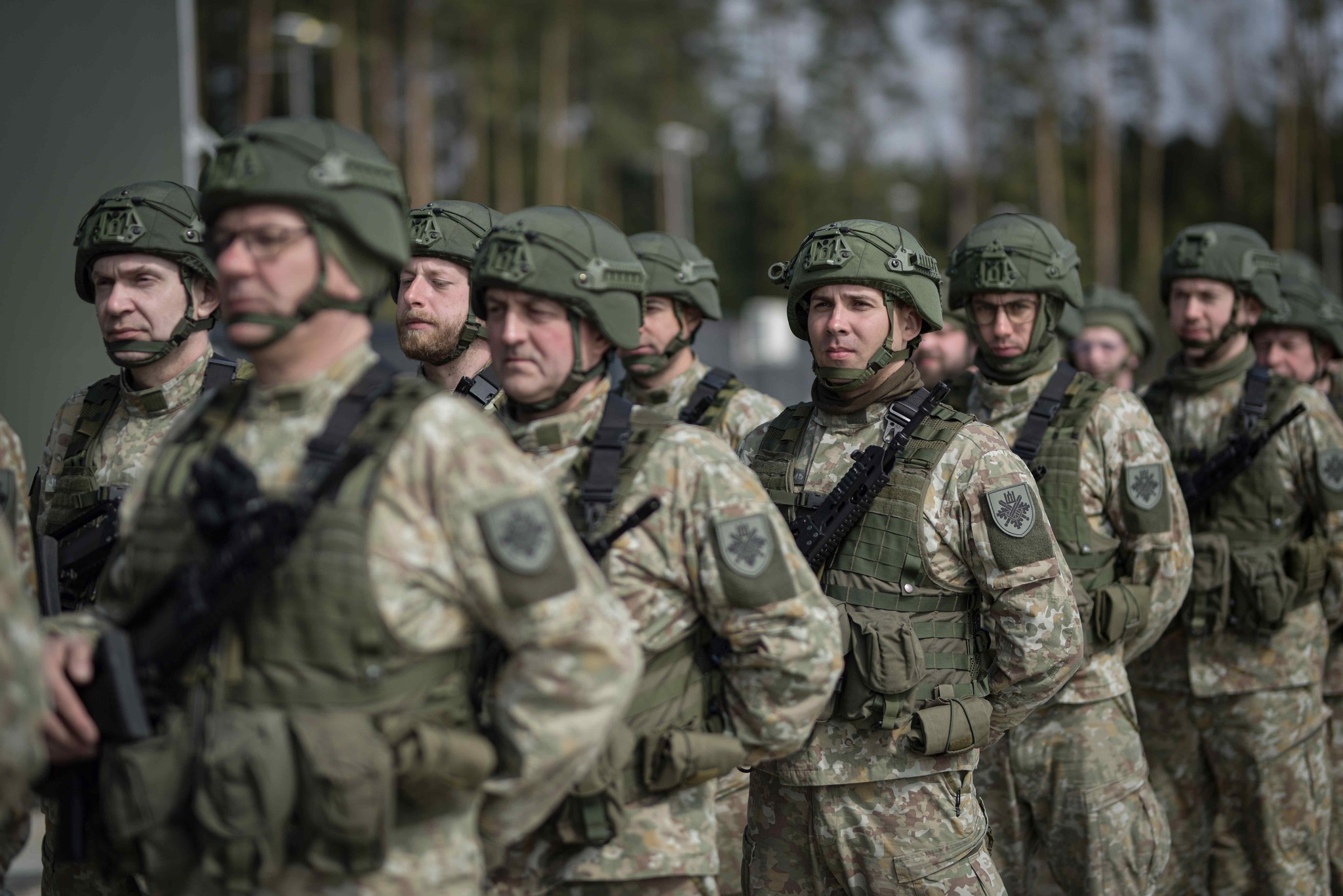Vilniuje prisiekė Komendantinių vienetų kariai